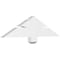 Ekena Millwork Redmond Architectural Grade PVC Gable Bracket, 36"W x 9"H x 2"D x 4"F, 6/12 Pitch GBP036X09X0204RED00 - alternate 1